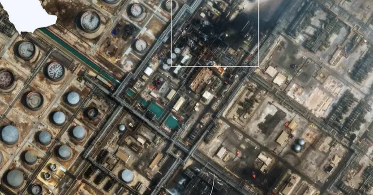 সৌদি আরবের রাষ্ট্রীয় তেল শোধনাগার কোম্পানি আরামকো ছবি